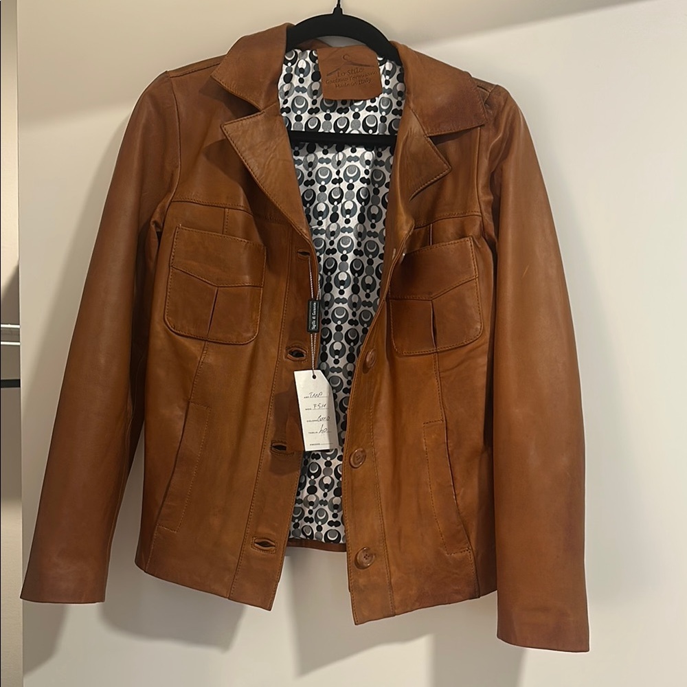 Brown Leather Jacket